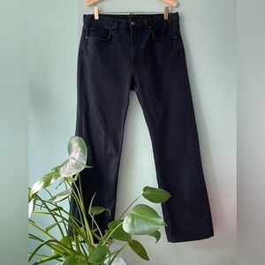Rag & Bone Black Denim Straight Leg Jeans Size 30
